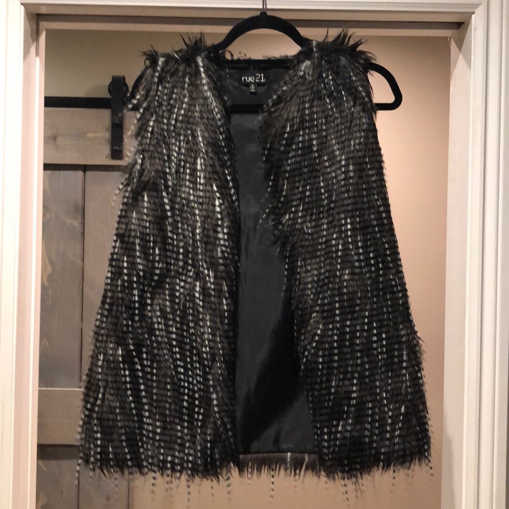 Fall/Winter feather vest